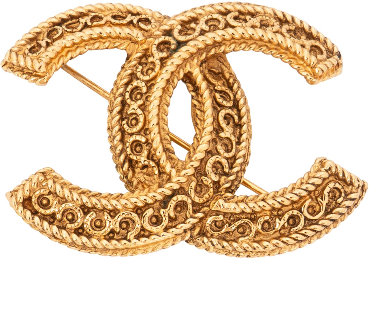 Chanel Chanel Golden CC Ornament Brooch Divers