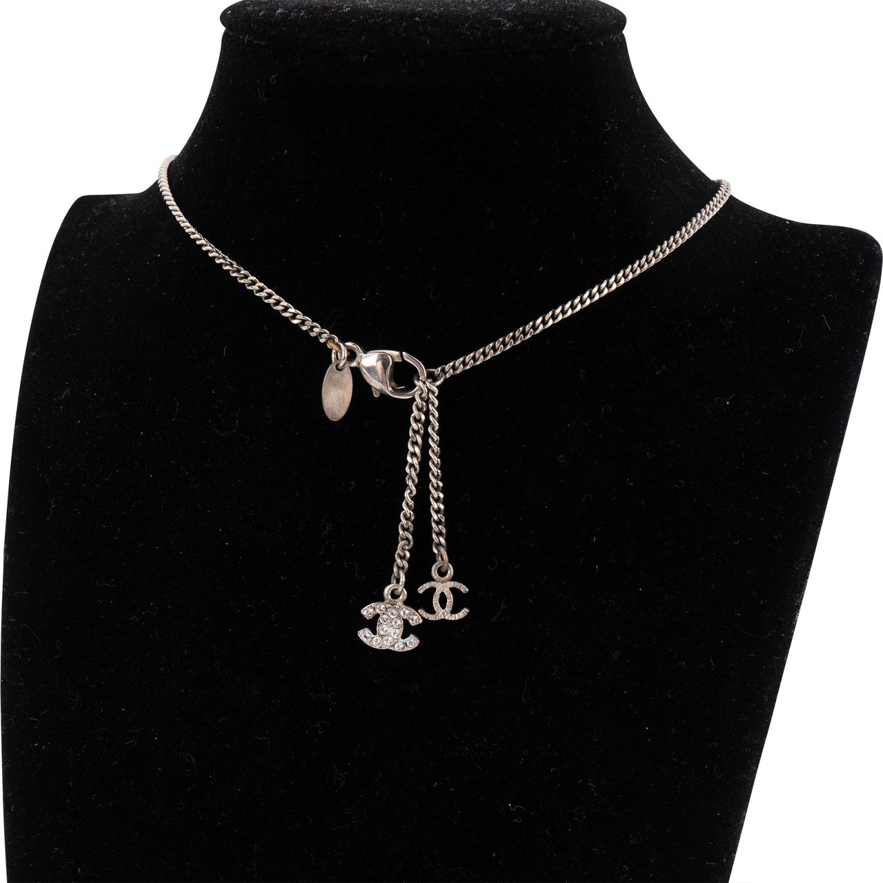 Chanel Chanel Crystal Mini CC Necklace Divers