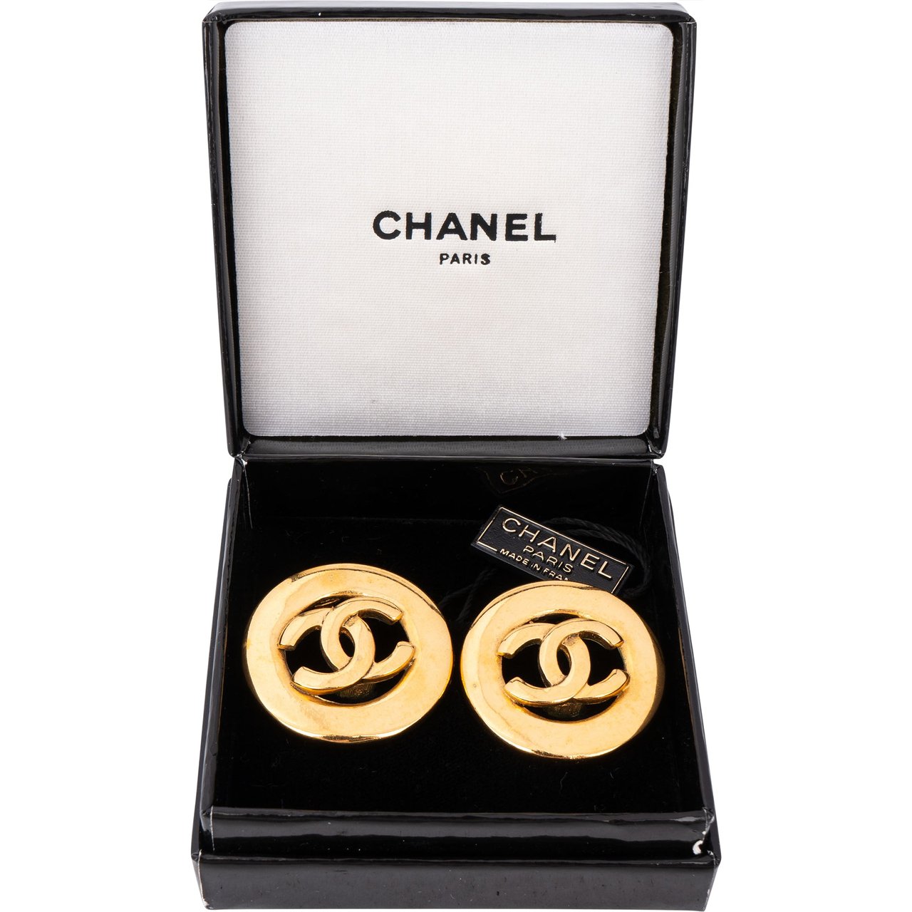 Chanel Chanel Golden CC Earclips Divers