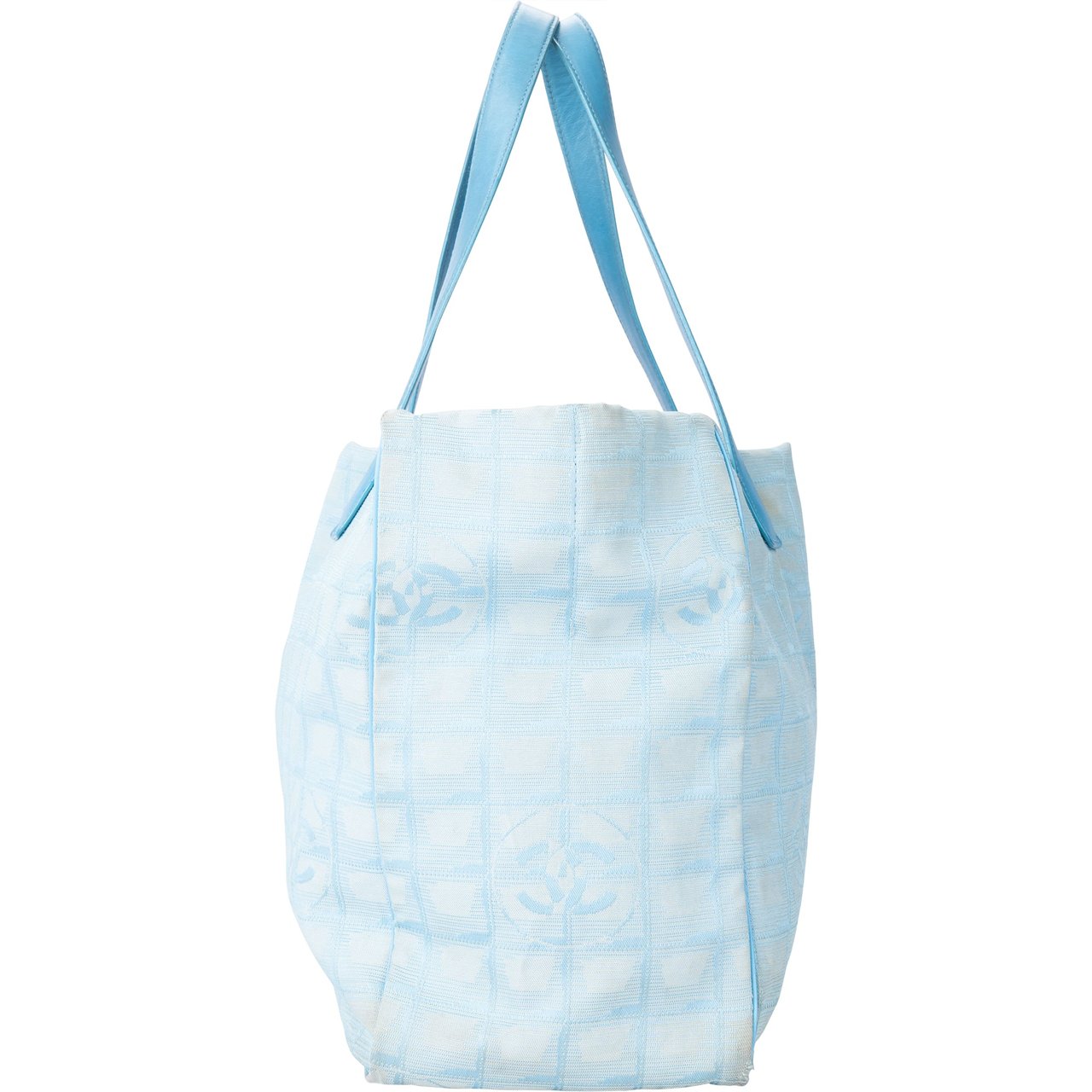 Chanel Chanel Travel Line Monogram Handbag Blauw