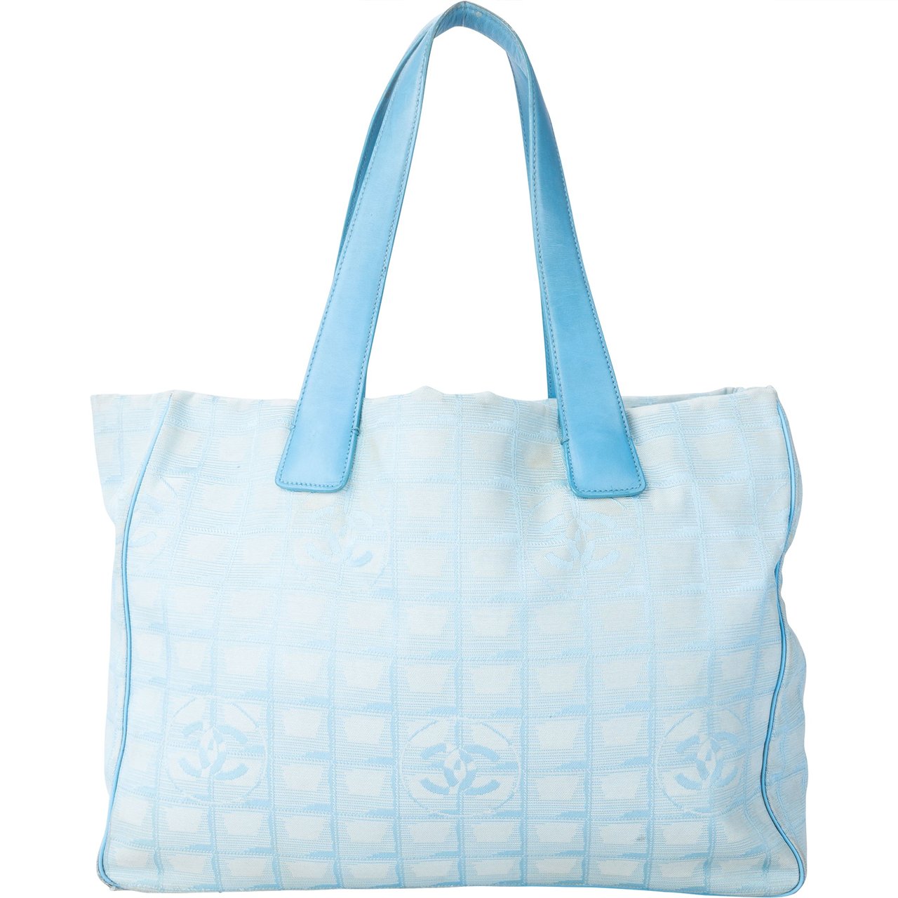 Chanel Chanel Travel Line Monogram Handbag Blauw