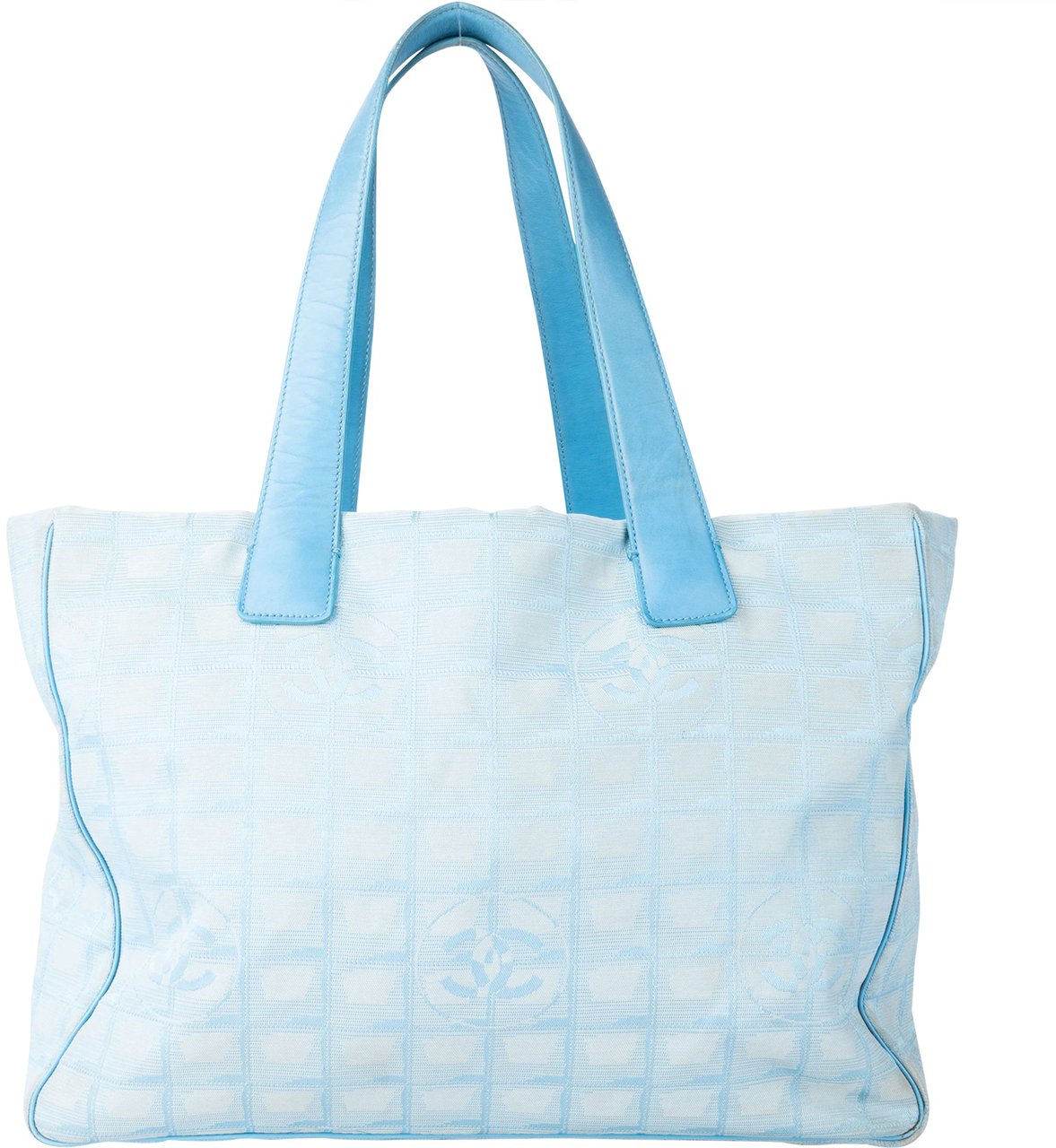 Chanel Chanel Travel Line Monogram Handbag Blauw