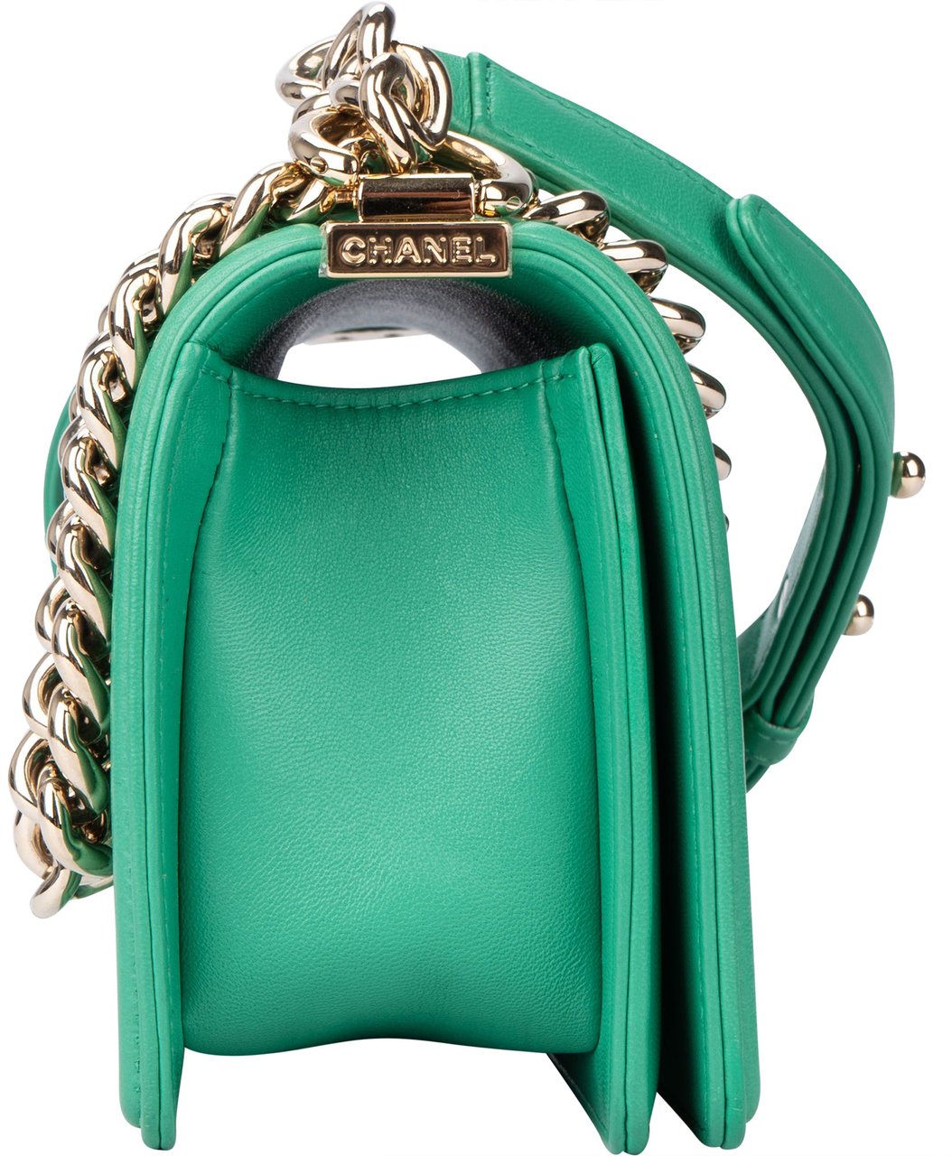 Chanel Chanel Chevron Lambskin Boy Single Flap Crossbody Bag Divers