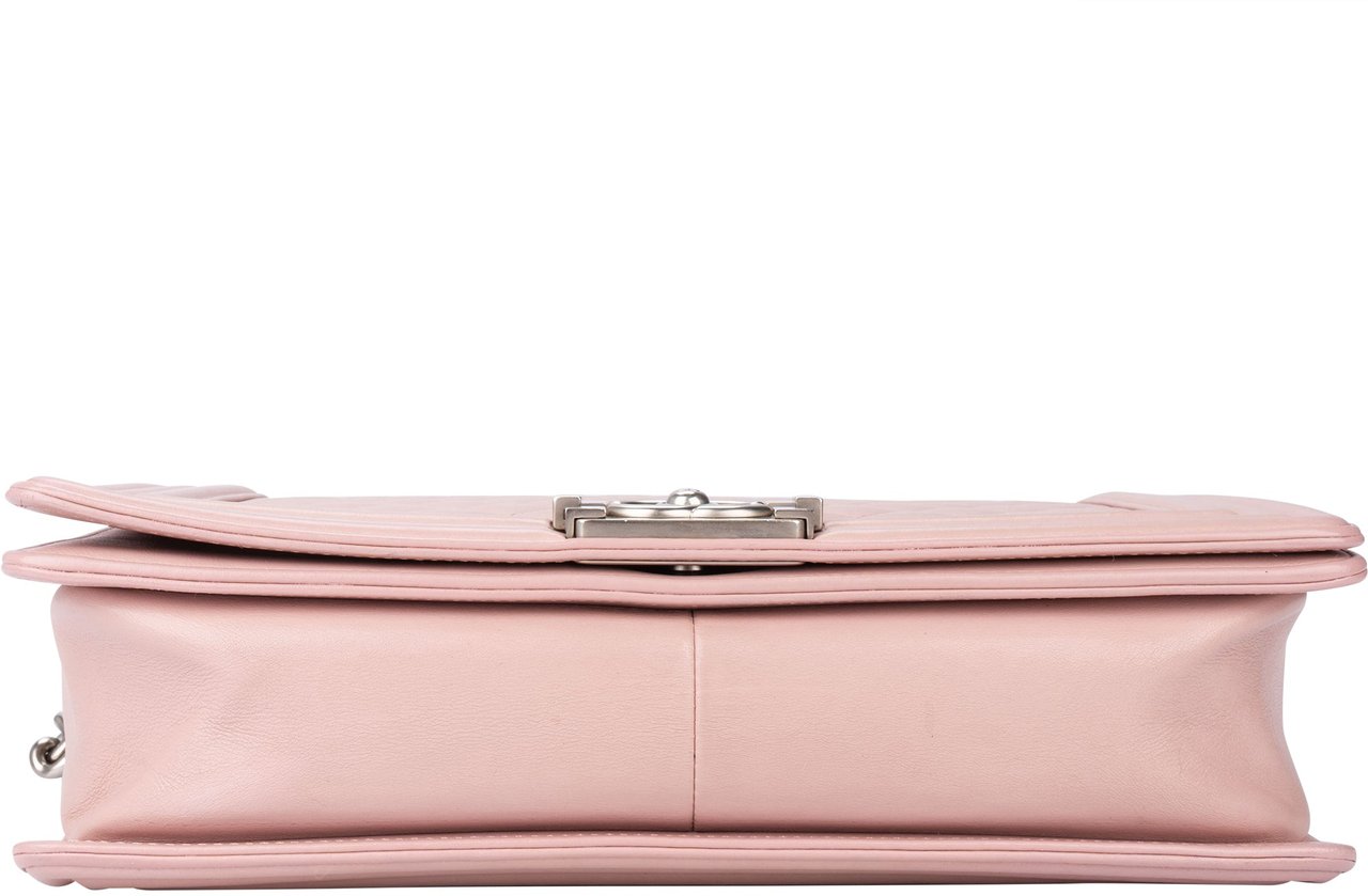 Chanel Chanel Quilted Lambskin Boy Single Flap Crossbody Bag Divers