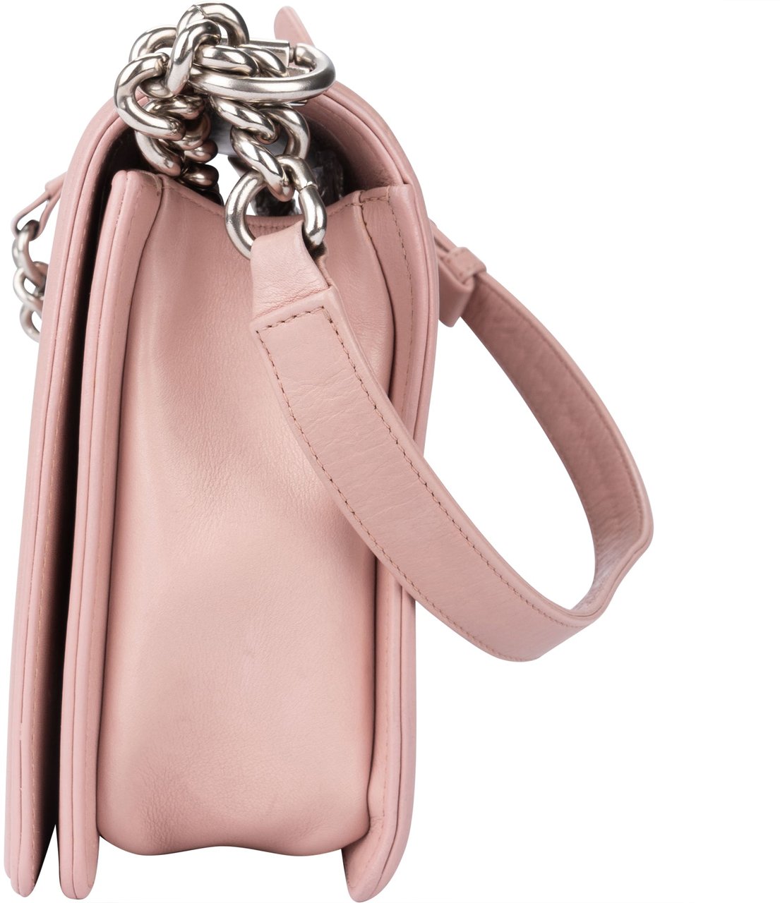 Chanel Chanel Quilted Lambskin Boy Single Flap Crossbody Bag Divers