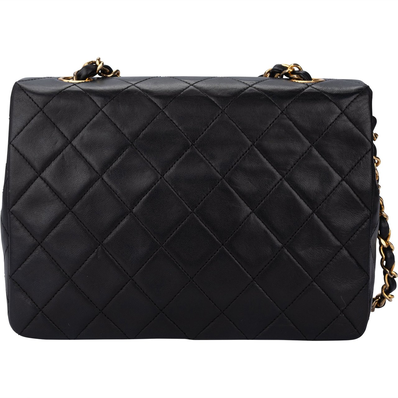 Chanel Chanel Quilted Lambskin 24K Gold Single Flap Crossbody Bag Divers