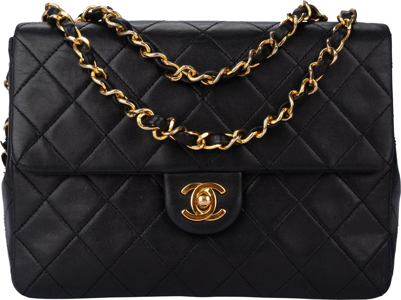 Chanel Chanel Quilted Lambskin 24K Gold Single Flap Crossbody Bag Divers