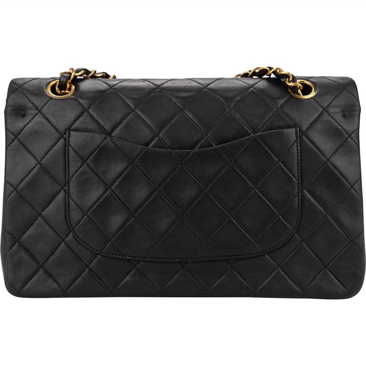 Chanel Chanel Quilted Lambskin 24K Gold Medium Double Flap Crossbody Bag Divers