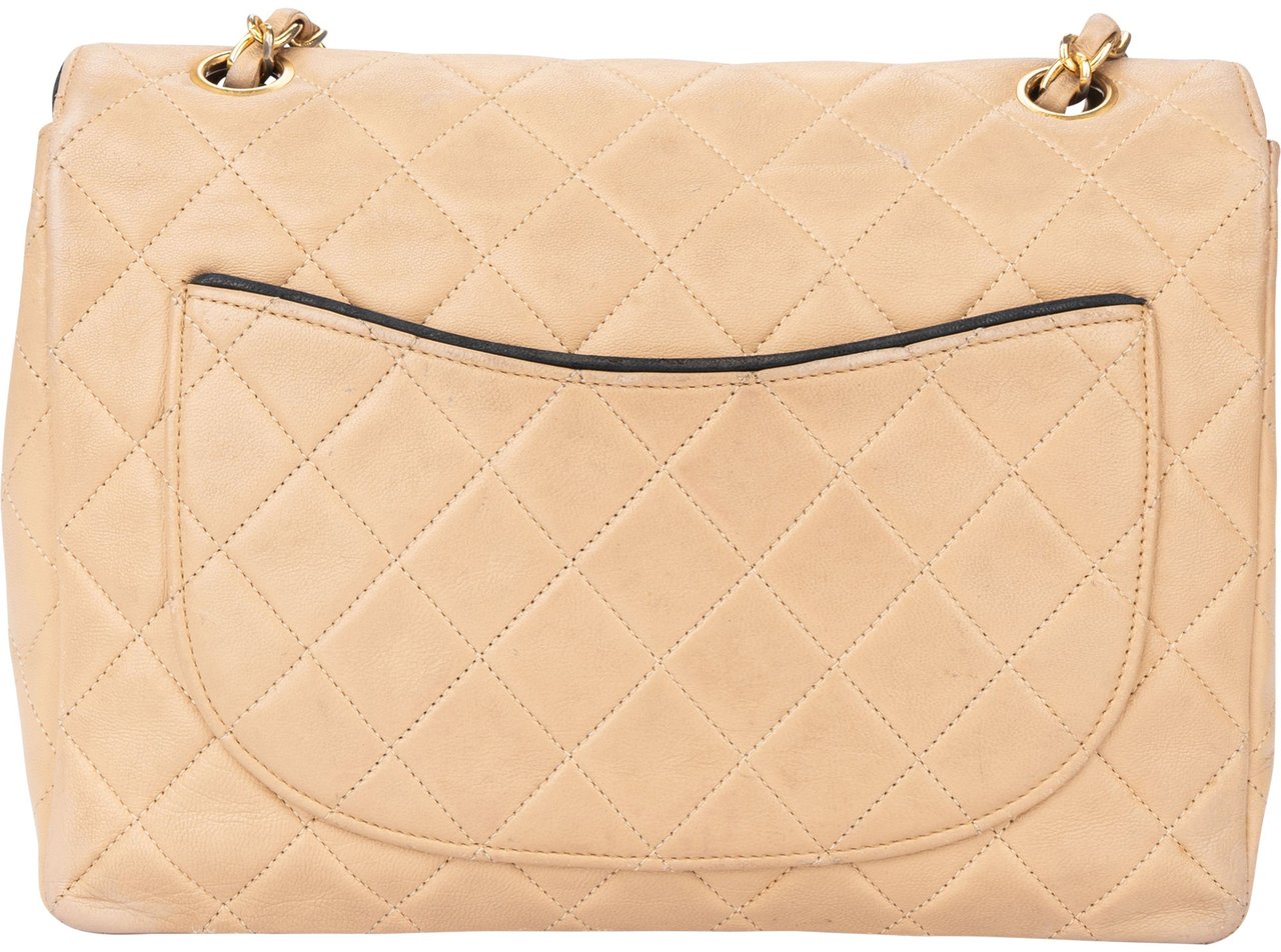 Chanel Chanel Quilted Bicolor Lambskin 24K Gold Single Flap Crossboy Bag Divers