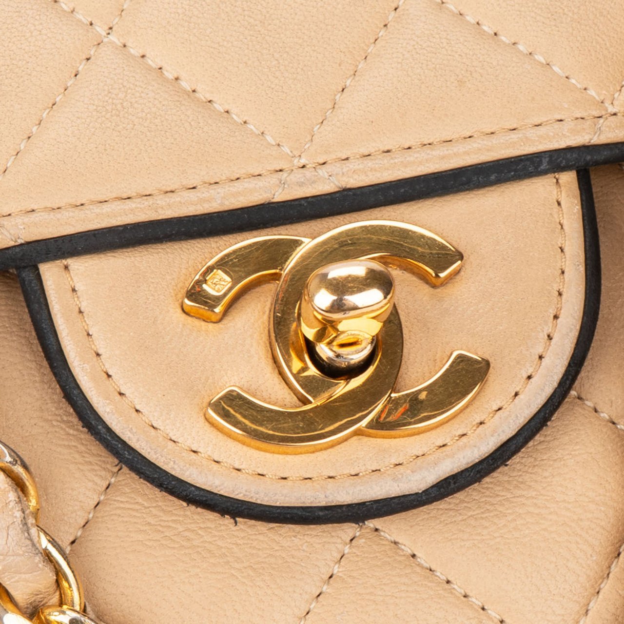 Chanel Chanel Quilted Bicolor Lambskin 24K Gold Single Flap Crossboy Bag Divers