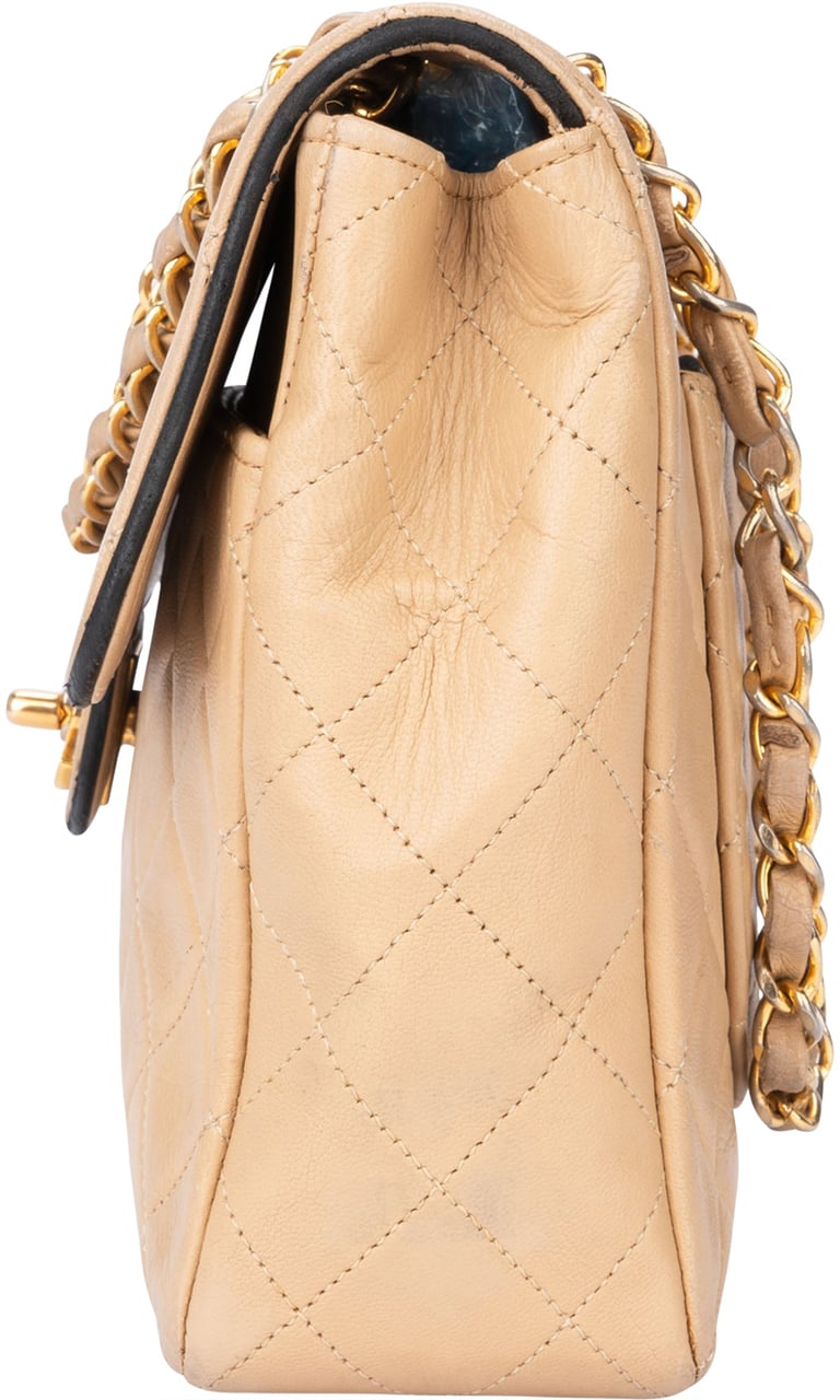 Chanel Chanel Quilted Bicolor Lambskin 24K Gold Single Flap Crossboy Bag Divers