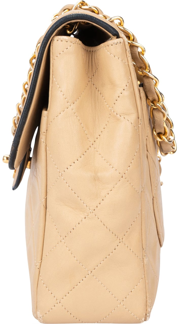 Chanel Chanel Quilted Bicolor Lambskin 24K Gold Single Flap Crossbody Bag Divers