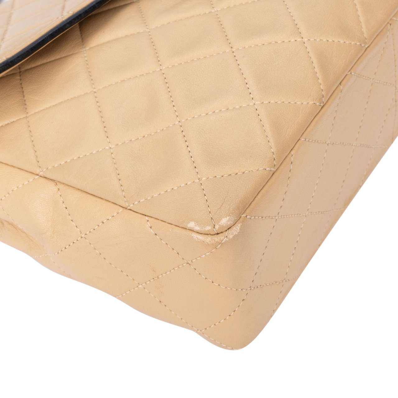 Chanel Chanel Quilted Bicolor Lambskin 24K Gold Single Flap Crossbody Bag Divers