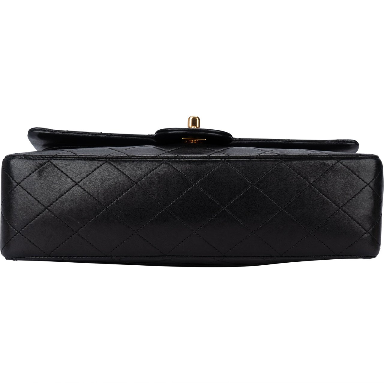 Chanel Chanel Quilted Lambskin 24K Gold Medium Double Flap Crossbody Bag Divers