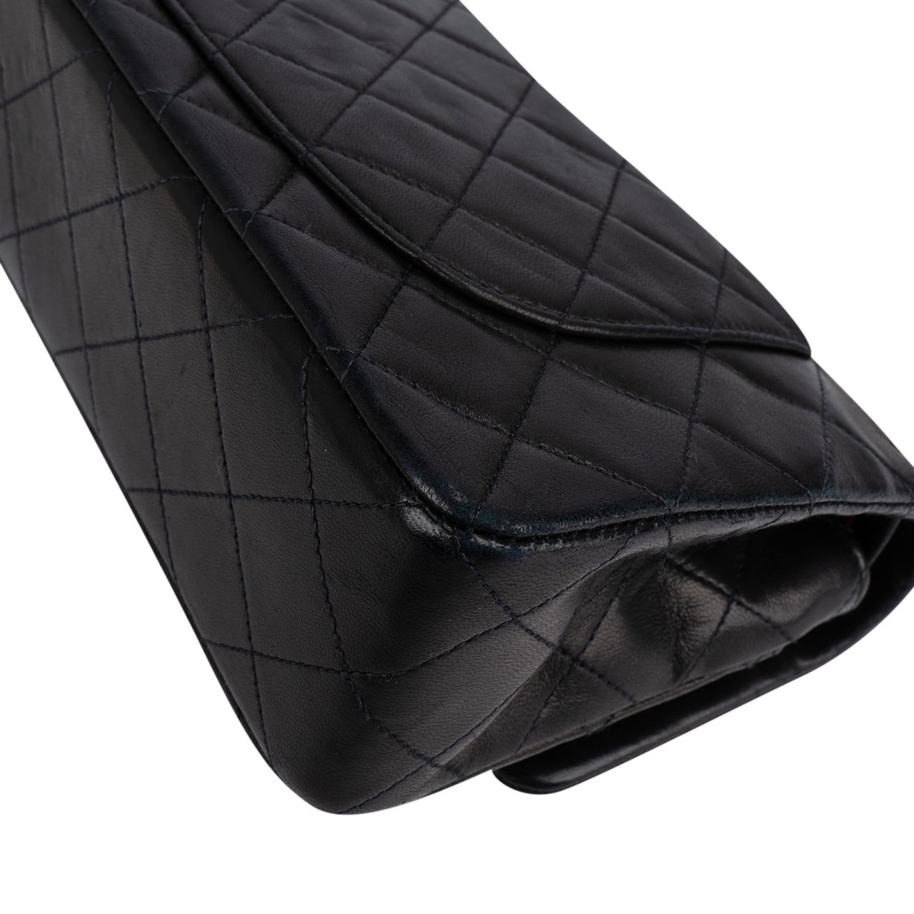 Chanel Chanel Quilted Lambskin 24K Gold Small Double Flap Shoulder Bag Zwart