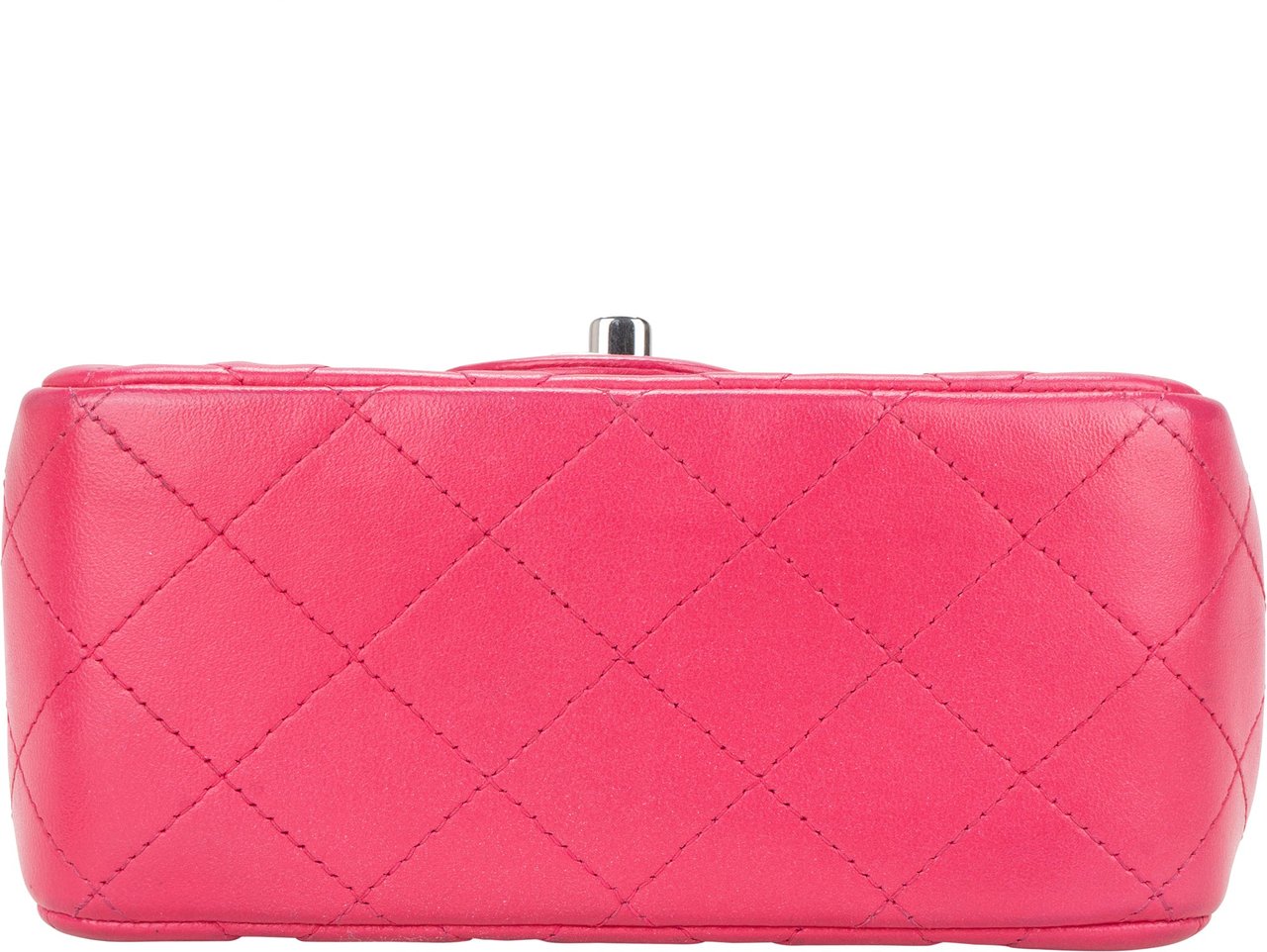 Chanel Chanel Quilted Lambskin Palladium Square Single Flap Crossbody Bag Divers