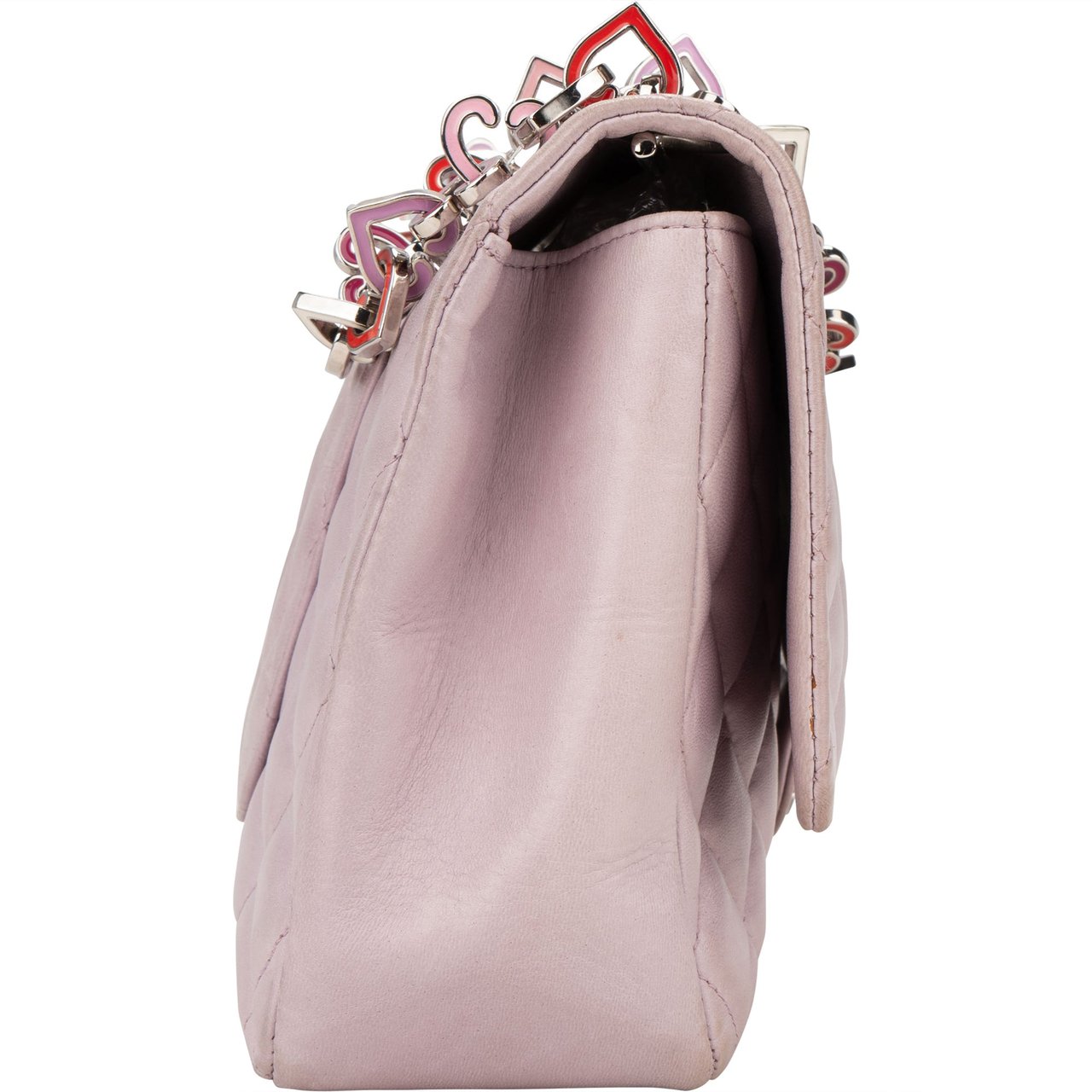Chanel Chanel Quilted Lambskin Palladium Valentine Heart Shoulder Bag Divers