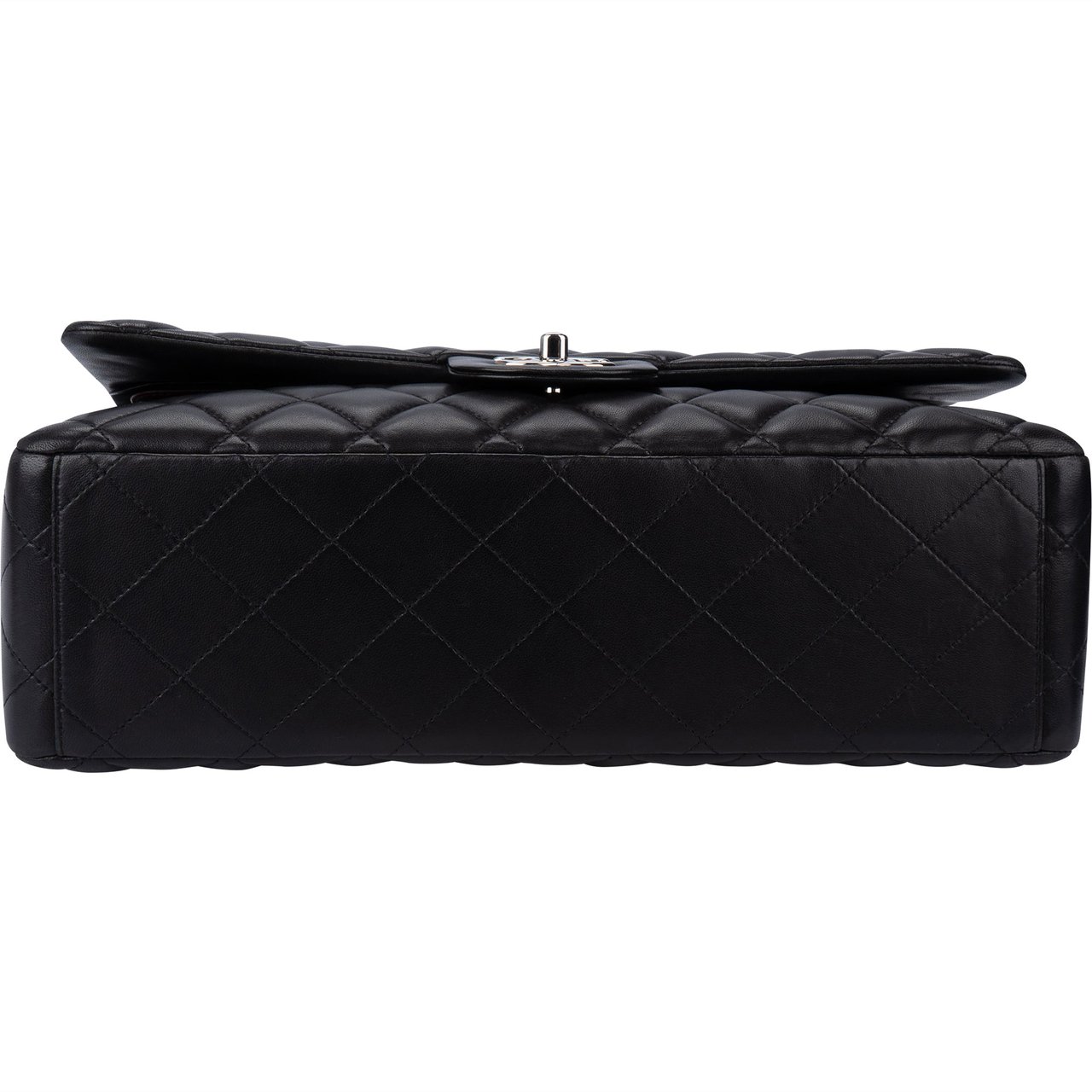 Chanel Chanel Quilted Lambskin Palladium Maxi Double Flap Crossbody bag Divers