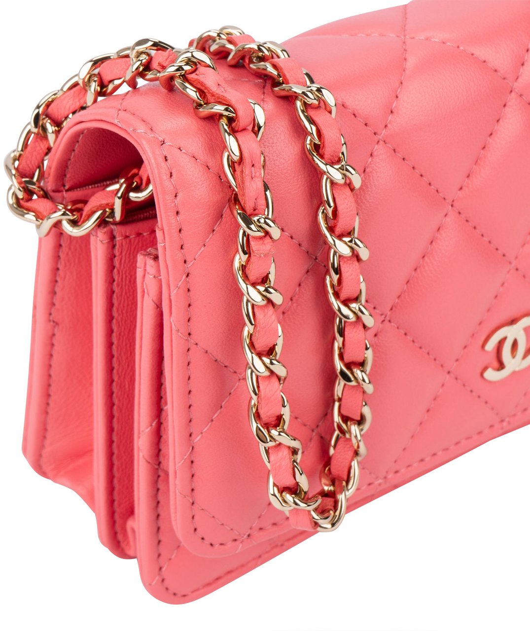 Chanel Chanel Quilted Lambskin Wallet On Chain Crossbody Bag Divers