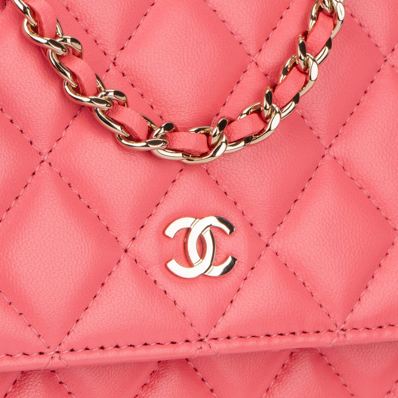 Chanel Chanel Quilted Lambskin Wallet On Chain Crossbody Bag Divers