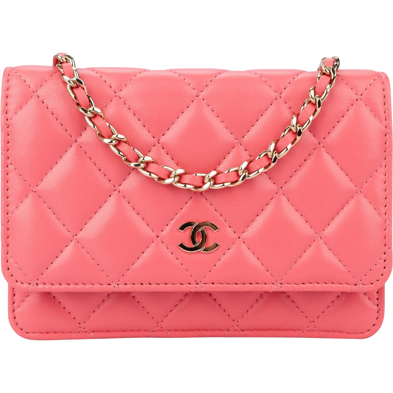 Chanel Chanel Quilted Lambskin Wallet On Chain Crossbody Bag Divers