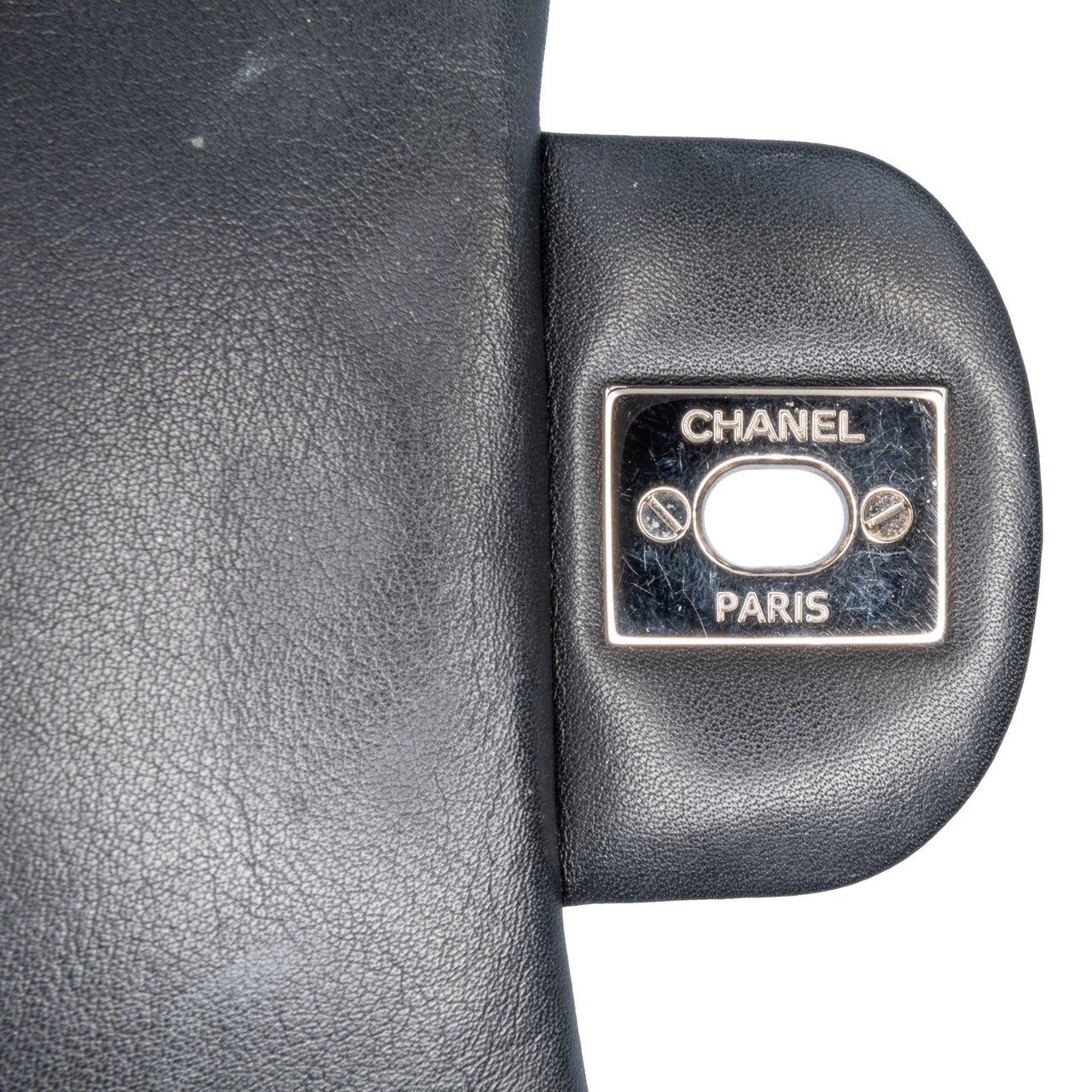 Chanel Mini Square Classic Patent Single Flap Zwart