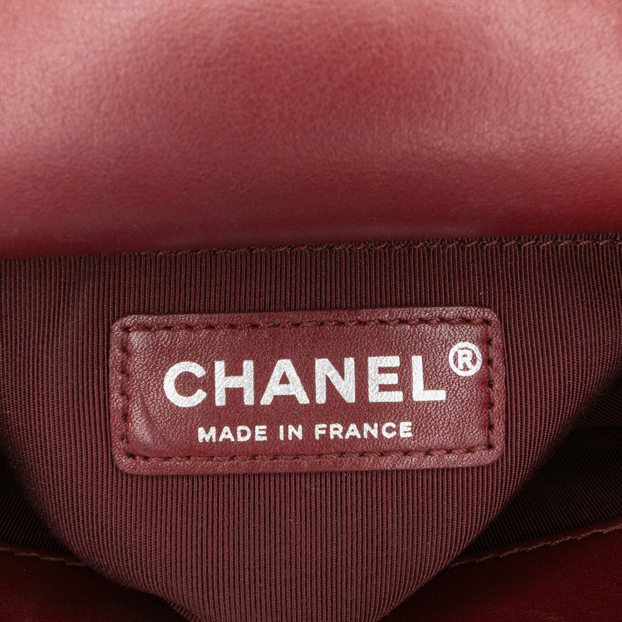 Chanel Small Calfskin Braided Chic Flap Rood