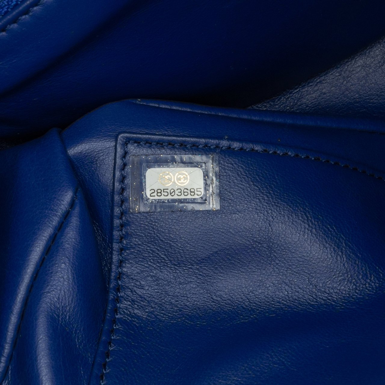Chanel Small Jersey CC Filigree Flap Blauw