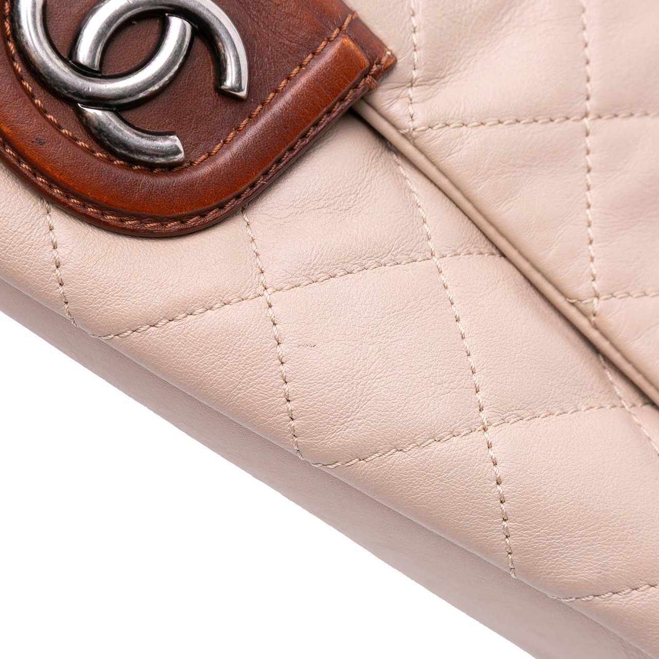 Chanel Large Quilted Lambskin Country Chic Flap Bruin