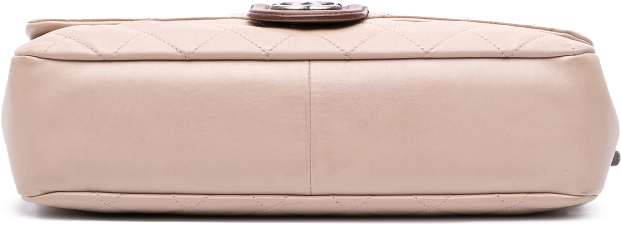 Chanel Large Quilted Lambskin Country Chic Flap Bruin