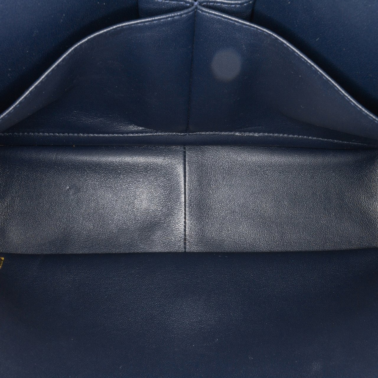 Chanel Jumbo Classic Patent Double Flap Blauw