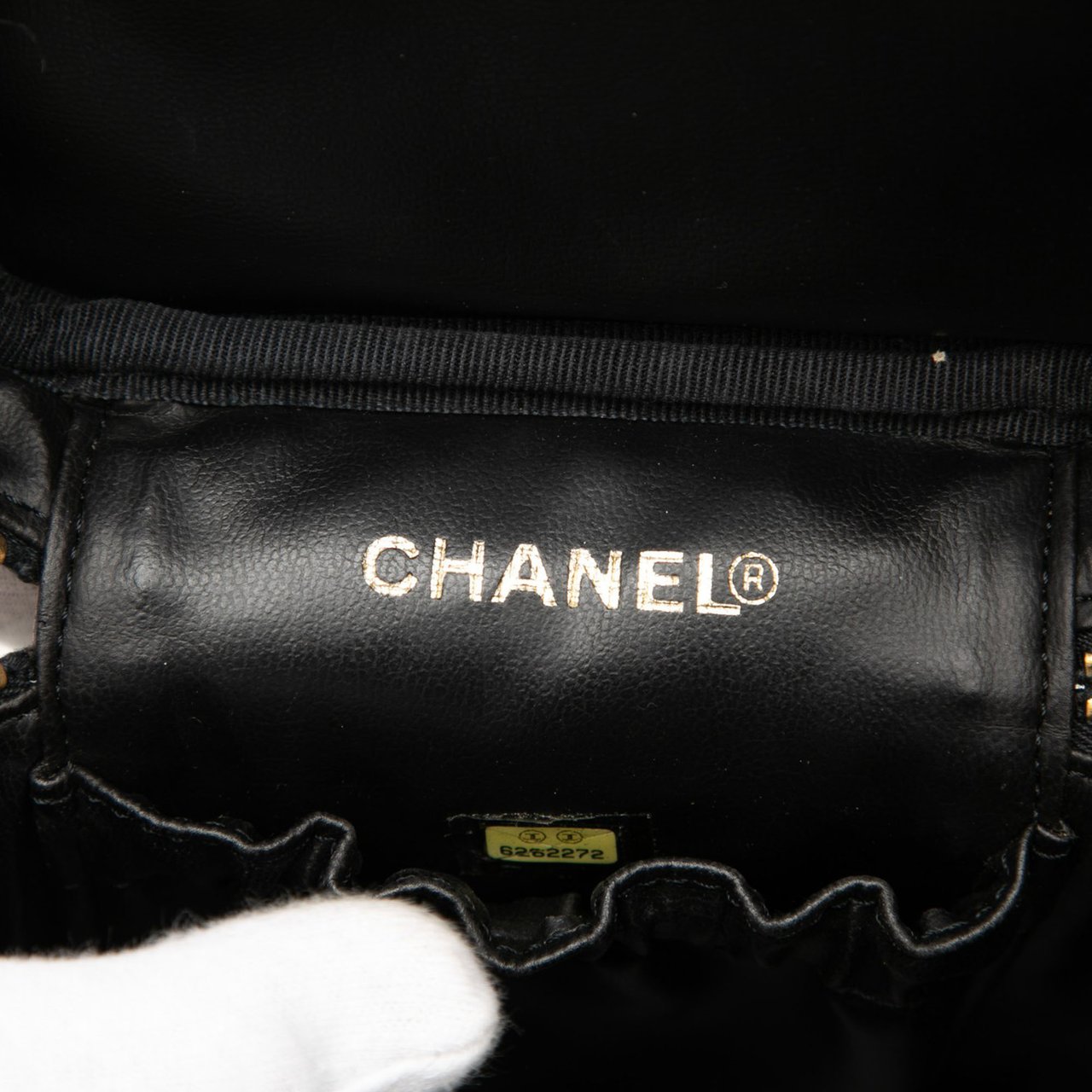 Chanel CC Caviar Vanity Bag Zwart