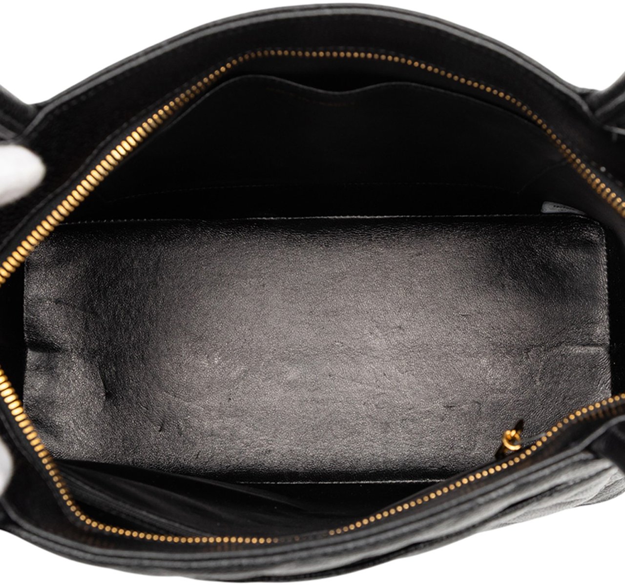 Chanel Caviar Medallion Tote Zwart