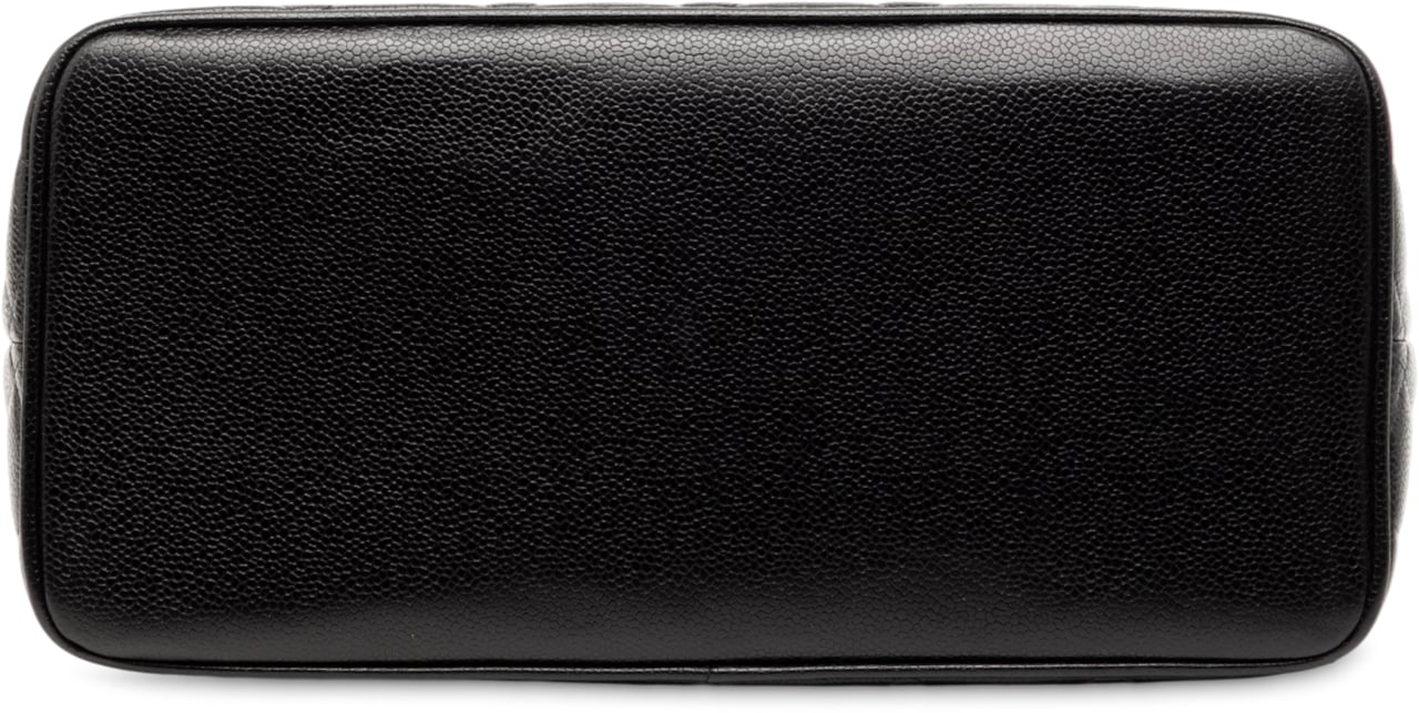 Chanel Caviar Medallion Tote Zwart