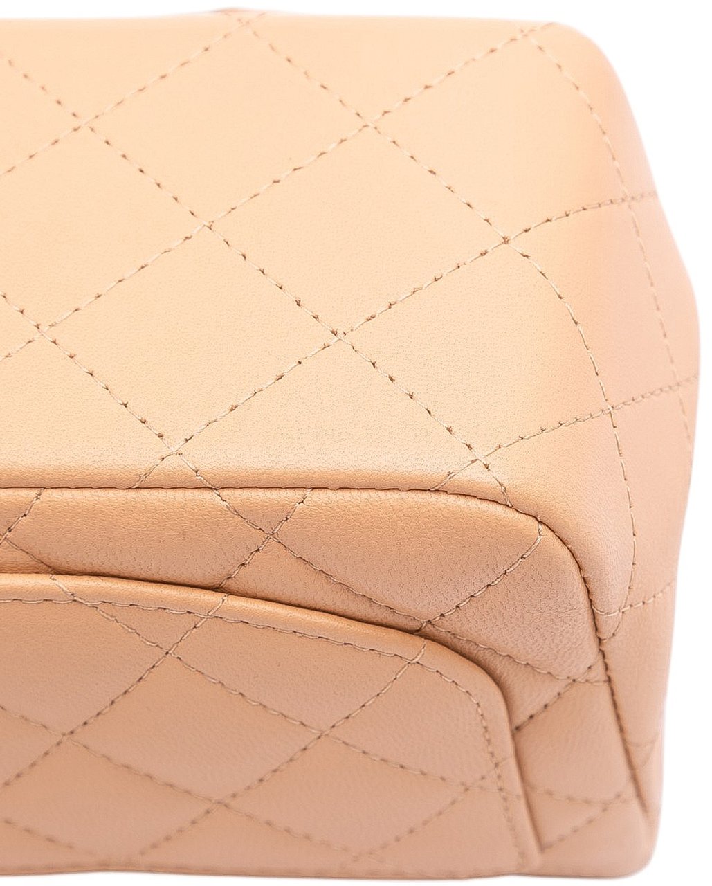 Chanel Mini Square Classic Lambskin Single Flap Bruin
