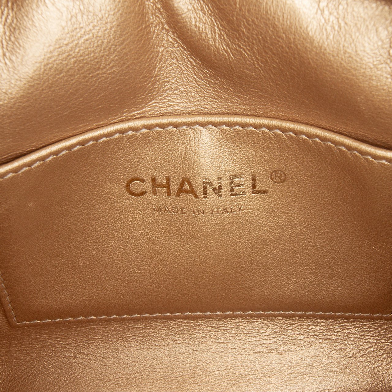 Chanel CC Quilted Lambskin Coco Midnight Camera Bag Zwart