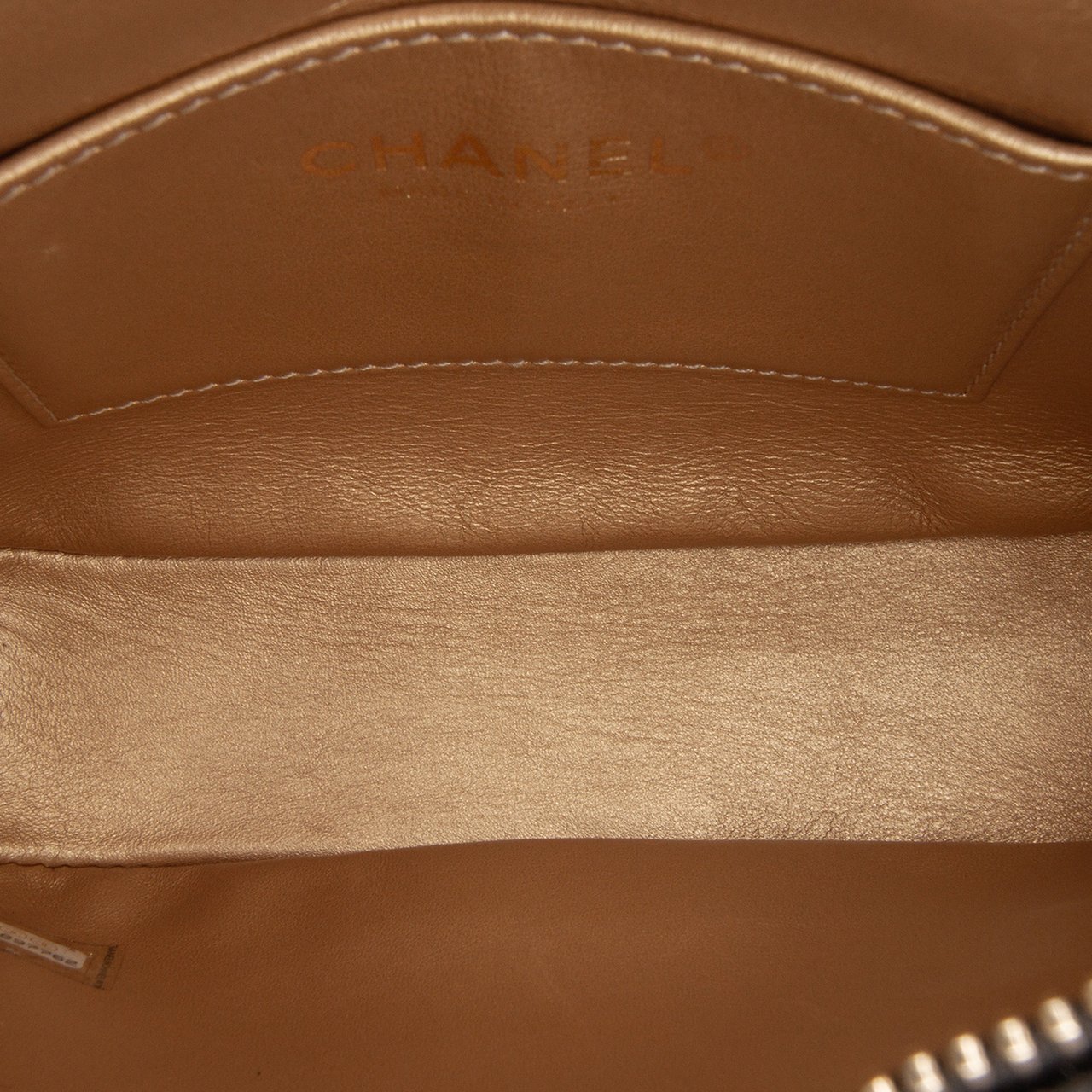 Chanel CC Quilted Lambskin Coco Midnight Camera Bag Zwart