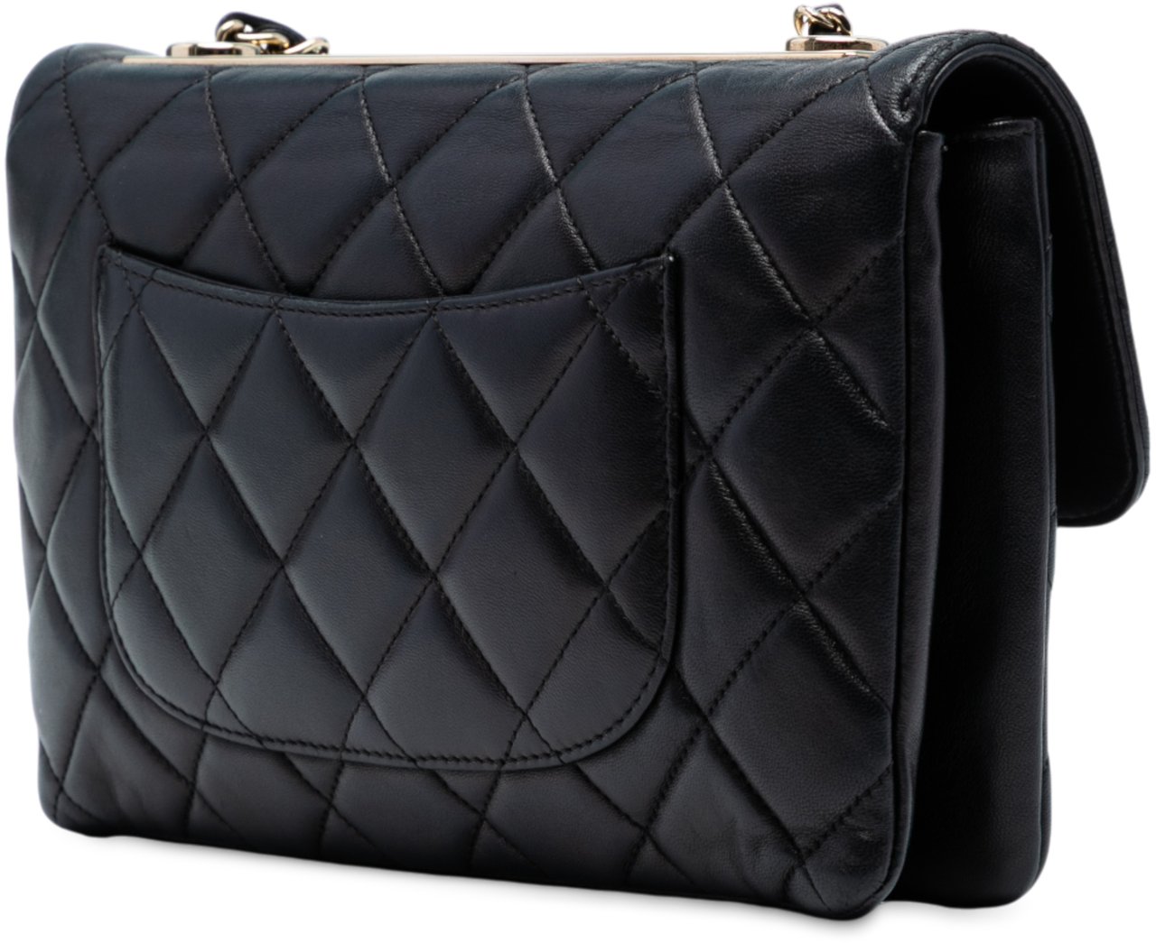 Chanel Medium Quilted Lambskin Trendy CC Flap Zwart
