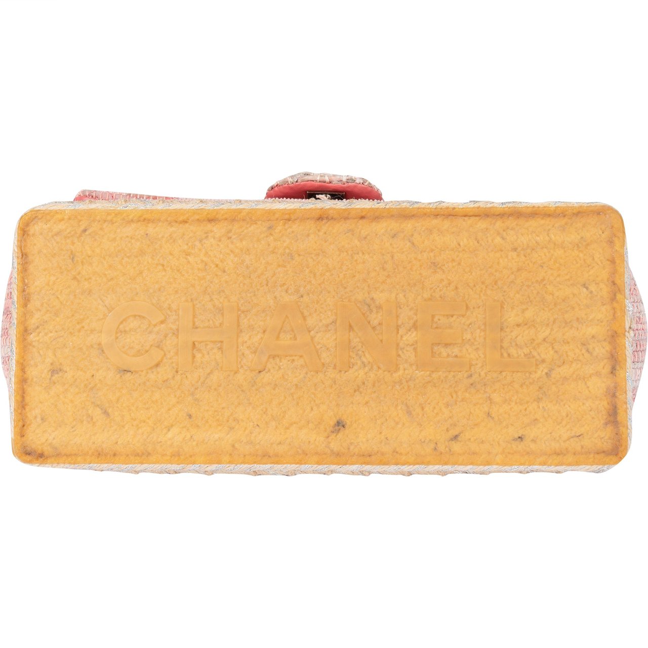 Chanel Chanel Quilted Tweed Palladium Espadrille Single Flap Crossbody Bag Divers