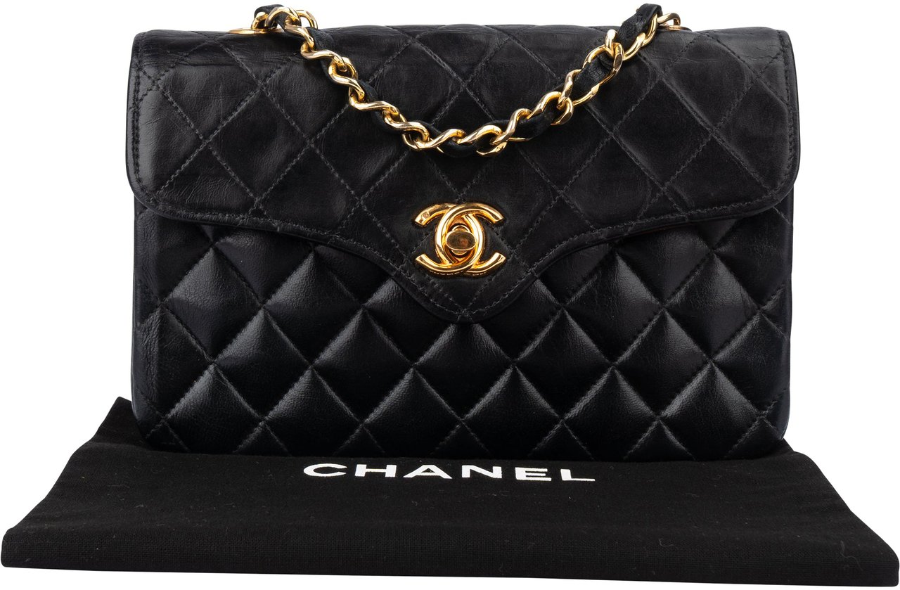 Chanel Chanel Quilted Lambskin 24K Gold Mini Single Flap Crossbody Bag Divers
