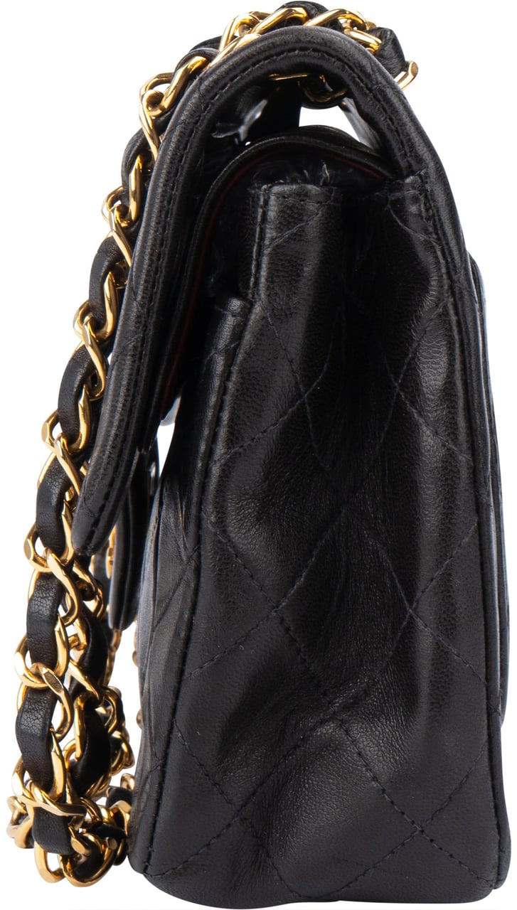Chanel Chanel Quilted Lambskin 24K Gold Small Double Flap Crossbody bag Divers