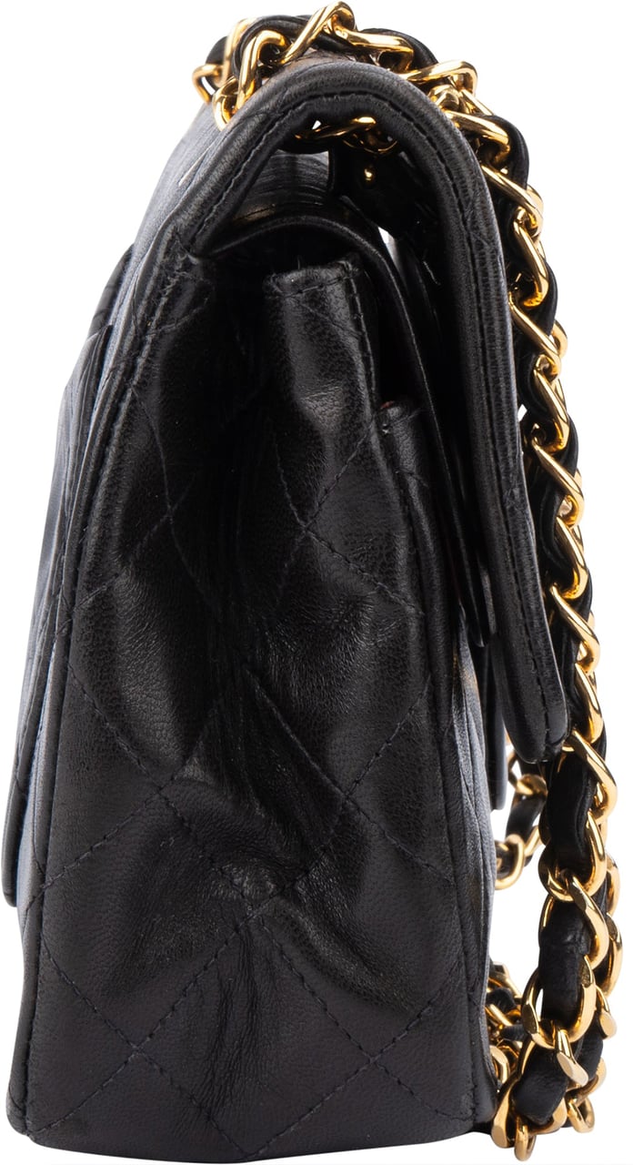 Chanel Chanel Quilted Lambskin 24K Gold Small Double Flap Crossbody bag Divers