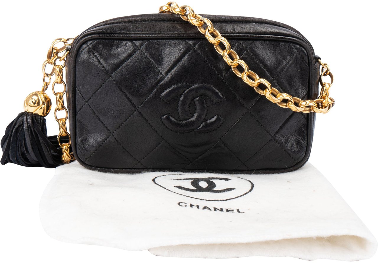 Chanel Chanel Quilted Lambskin CC Mini Camera Crossbody Bag Divers