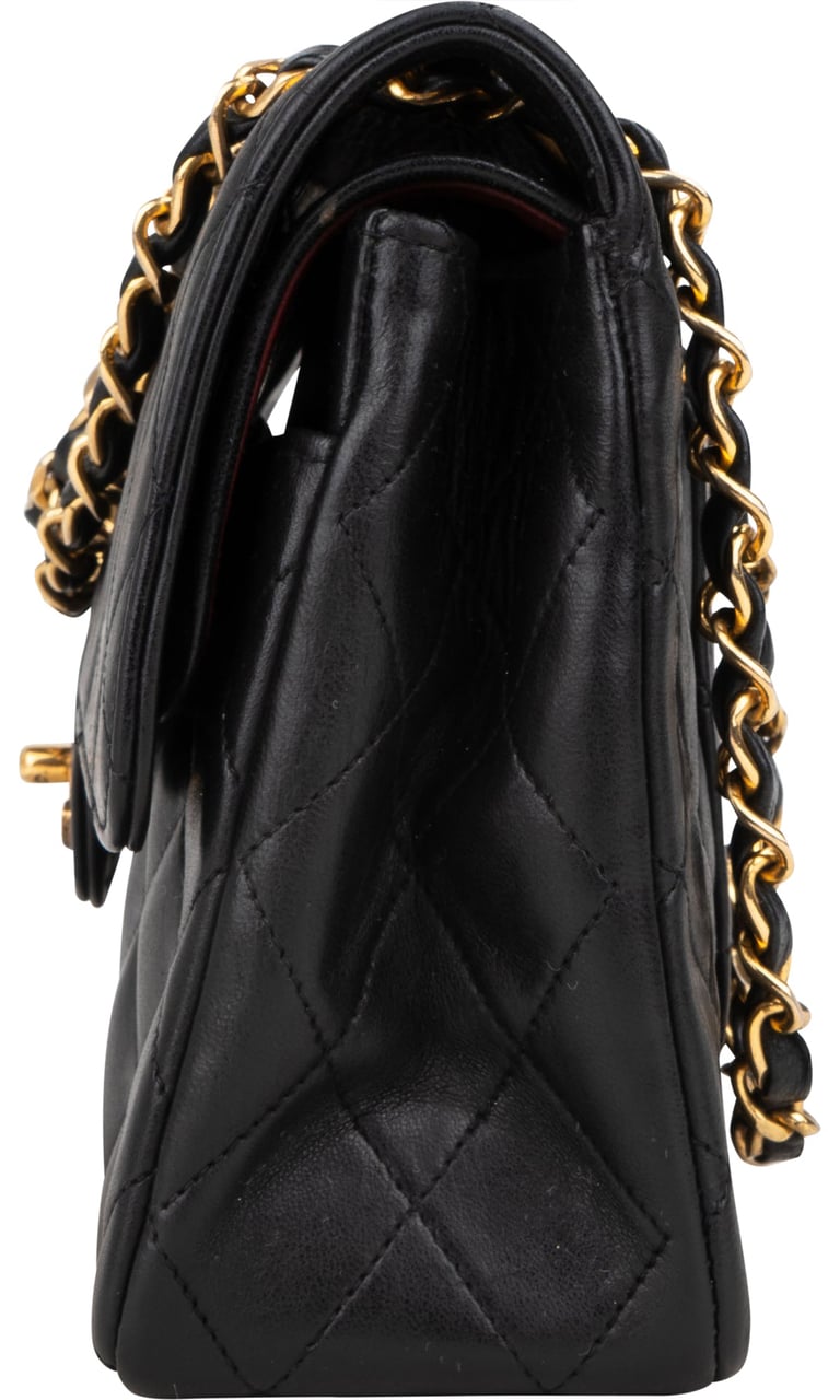 Chanel Chanel Quilted Lambskin 24K Gold Medium Double Flap Crossbody Bag Divers