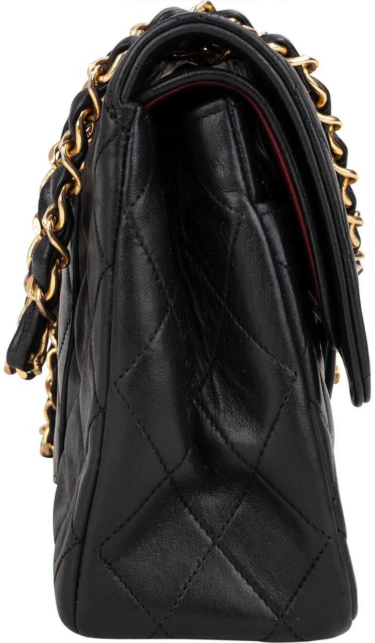 Chanel Chanel Quilted Lambskin 24K Gold Medium Double Flap Crossbody Bag Divers