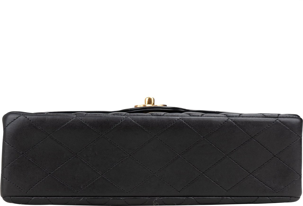 Chanel Chanel Quilted Lambskin 24K Gold Medium Double Flap Crossbody Bag Divers