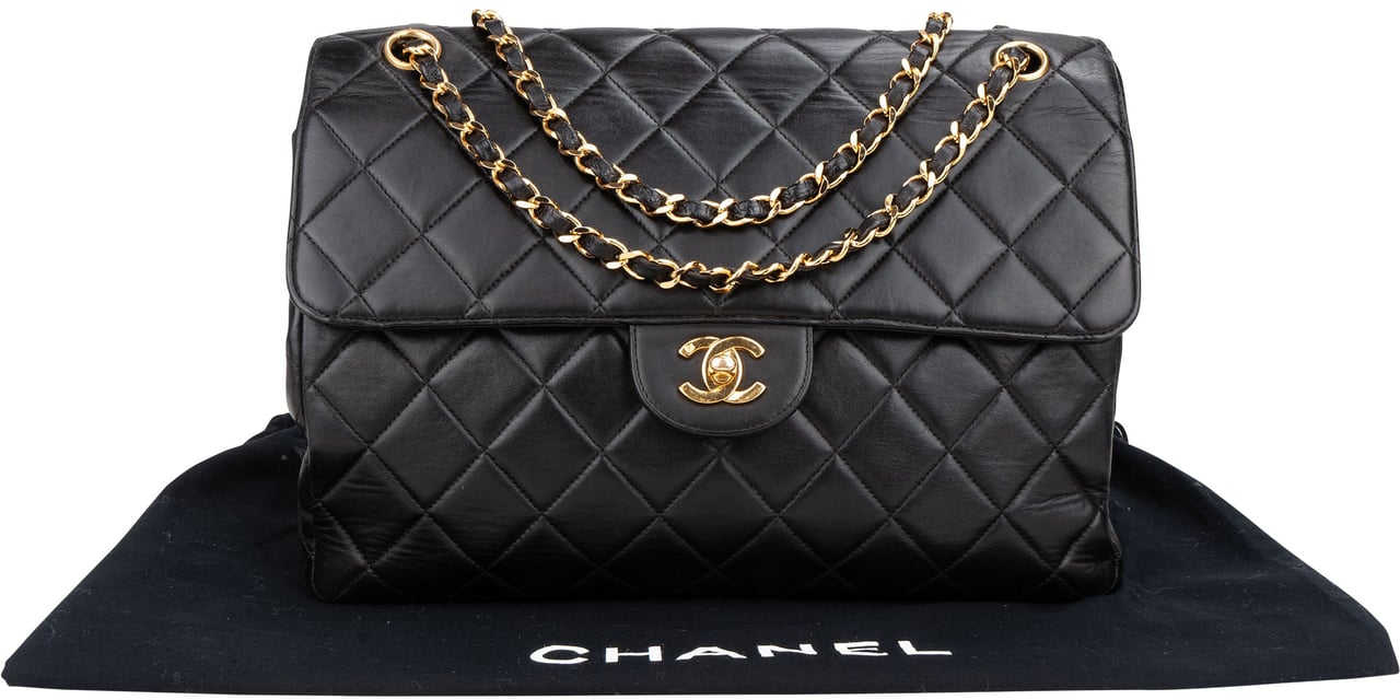 Chanel Chanel Quilted Lambskin 24K Gold Double Face Crossbody Bag Divers