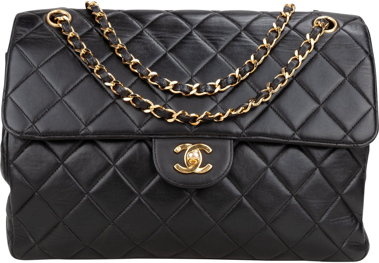 Chanel Chanel Quilted Lambskin 24K Gold Double Face Crossbody Bag Divers