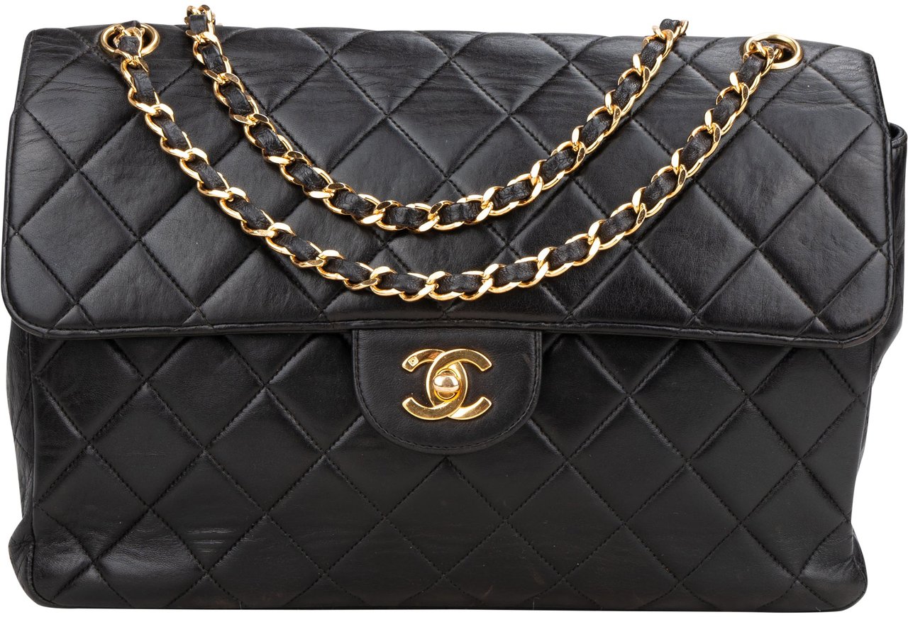 Chanel Chanel Quilted Lambskin 24K Gold Double Face Crossbody Bag Divers