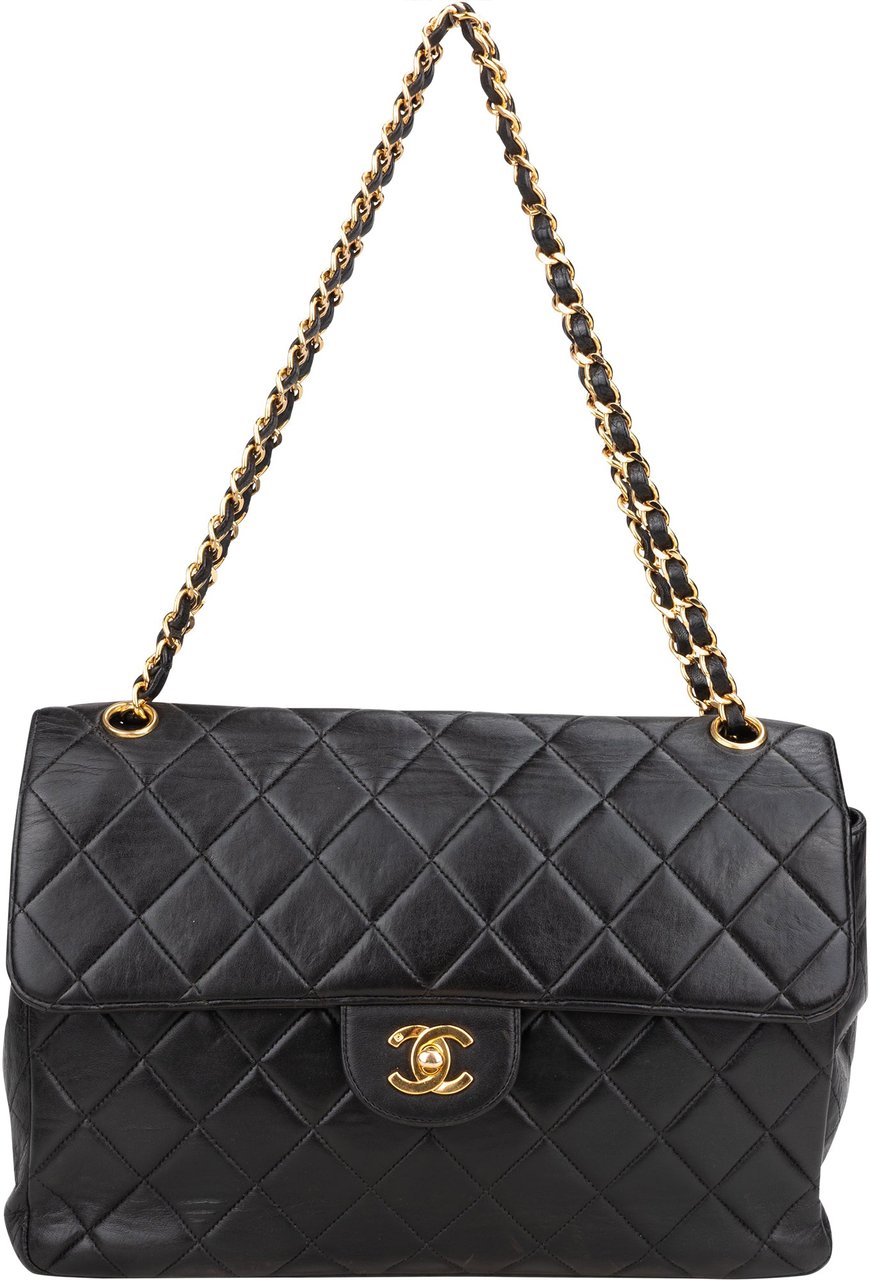 Chanel Chanel Quilted Lambskin 24K Gold Double Face Crossbody Bag Divers